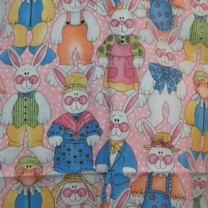 Timeless Treasures and fabric traditions Easter time material little girl outfit